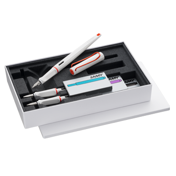 LAMY JOY喜悅系列 15 限量 白紅 鋼筆禮盒