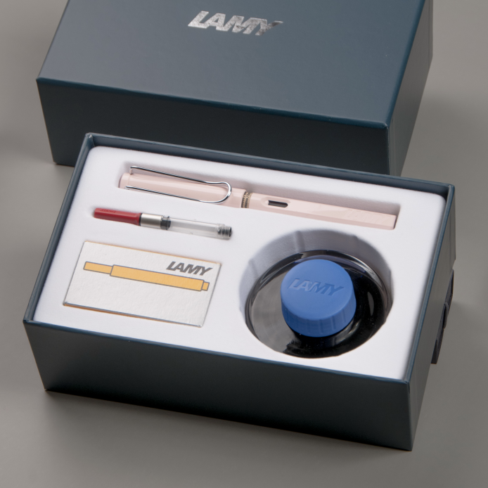 LAMY safari 狩獵者系列 鋼筆 T52 50ML 墨水禮盒 限量 - 櫻花粉