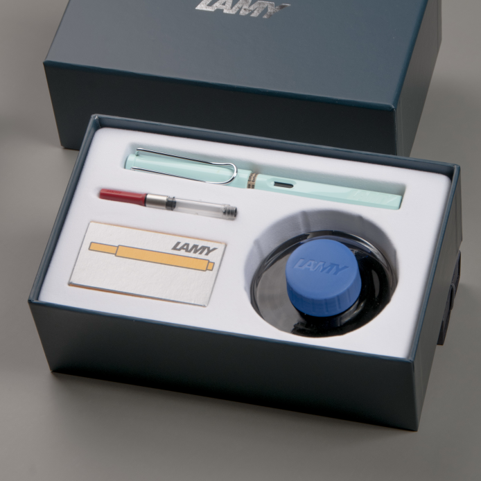 LAMY safari 狩獵者系列 鋼筆 T52 50ML 墨水禮盒 限量 - 天空藍