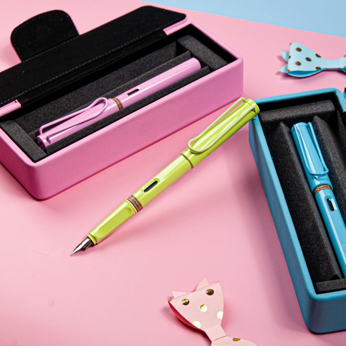 LAMY SAFARI 狩獵者系列 獨家限量 皮革筆盒 - Springgreen - 春日綠 (鋼筆 / 鋼珠筆 / 原子筆)
