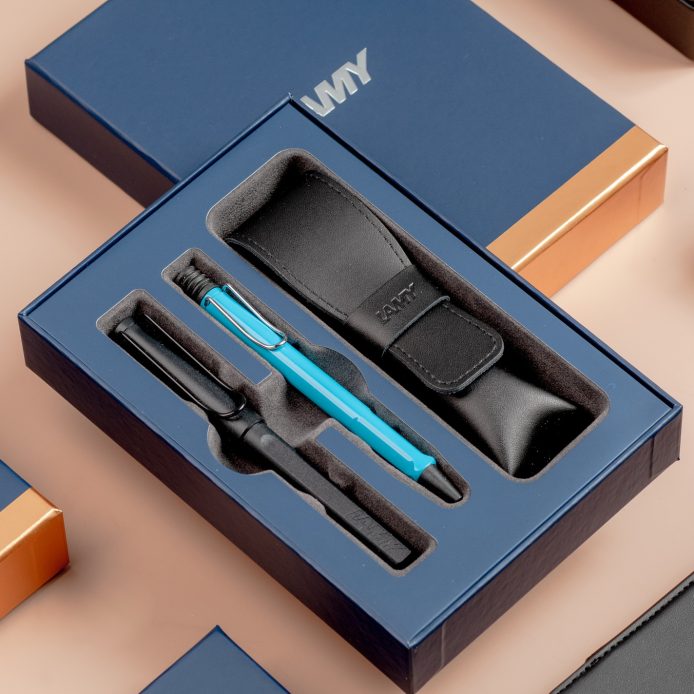 LAMY SAFARI & NEXX  經典雙入筆套禮盒 (鋼筆+原子筆 - 森綠藍或土耳其藍)