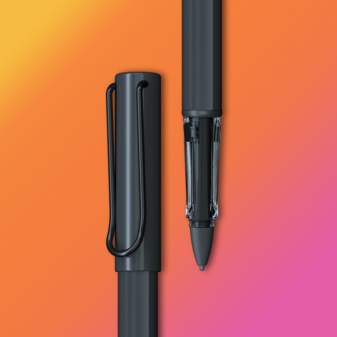 LAMY AL-star black EMR 限量 霧黑數位電磁式觸控筆－黃盒 0.7mm (POM) (APPLE全品牌商品－不適用此觸控筆）