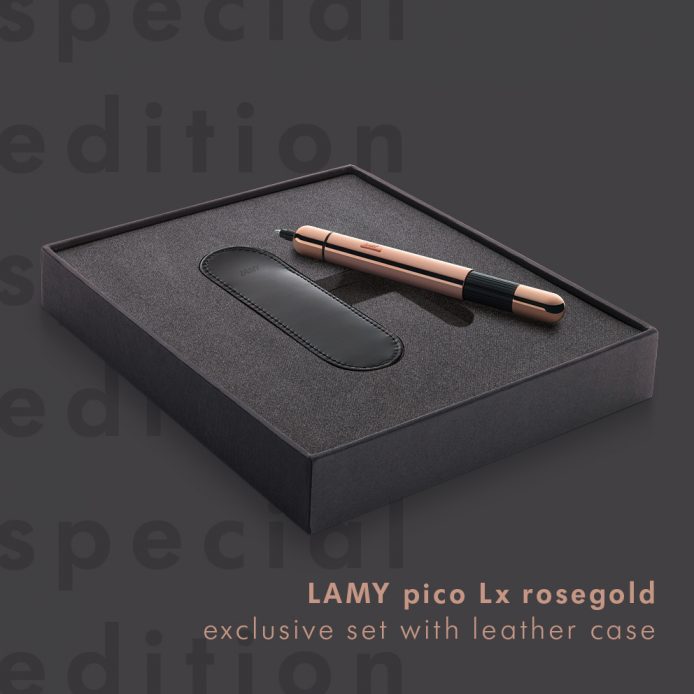 PICO 口袋筆系列 281 原子筆筆套禮盒 奢華玫瑰金 - Lx rosegold - 特別限量版