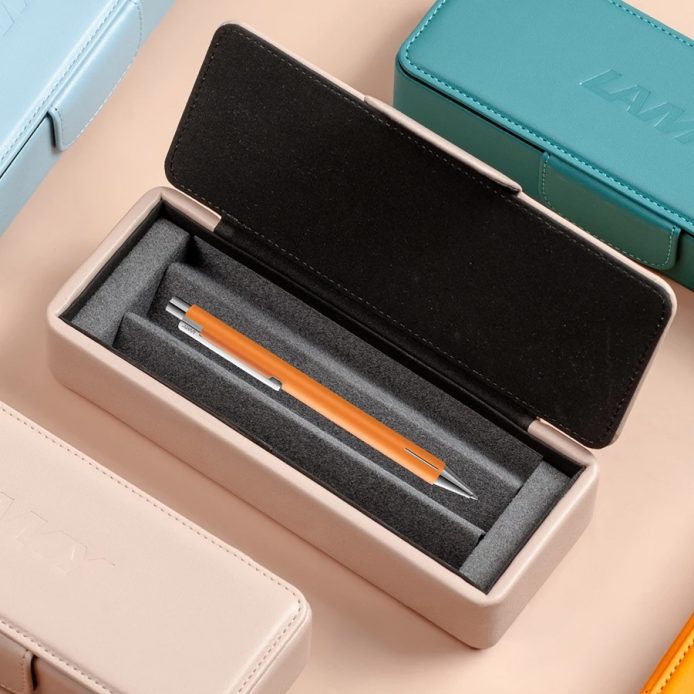 LAMY 原子筆 Econ 系列 (皮革筆盒) - 霧橘