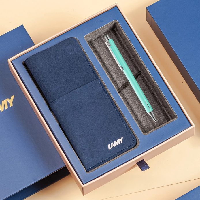 LAMY 原子筆 / ECON系列 (磁吸筆袋禮盒) - 天空藍