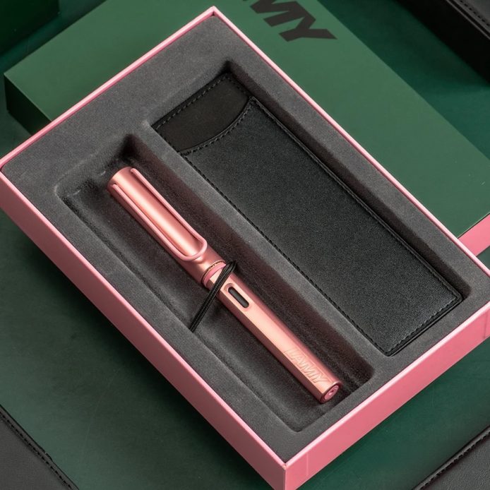 LAMY 鋼筆 / AL-STAR單入筆套禮盒 限量- Flamongo 火鶴紅色