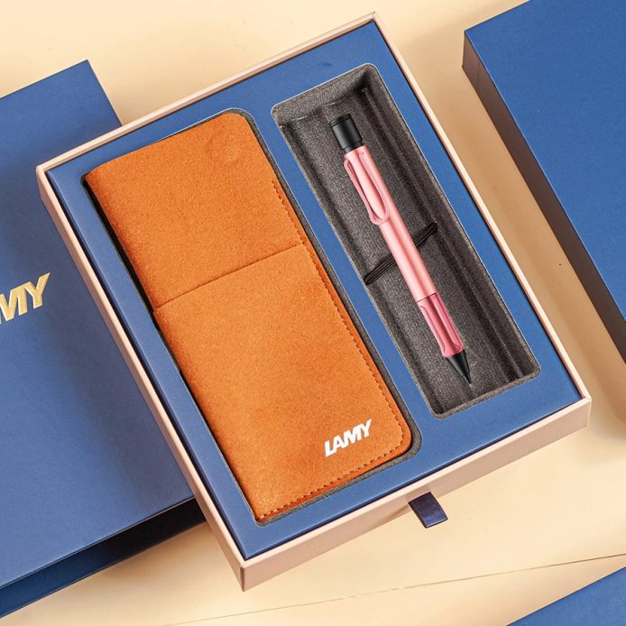 LAMY 自動鉛筆 / AL-STAR恆星系列 (磁吸筆袋禮盒) - 火鶴紅色